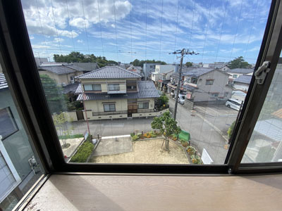 3階サンルームからの見晴らしは最高です
