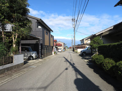 前面道路